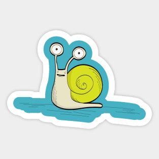 Albert the snail Sticker